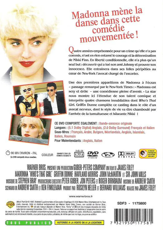 Madonna | Who's That Girl - DVD (France)