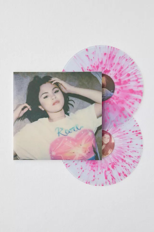Selena Gomez | Rare - Vinyle Clear & Pink splatter (Urban outfitters)