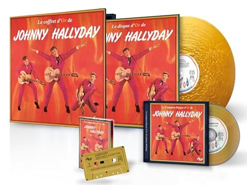 Johnny Hallyday | Le Coffret D'or Gold (LP + K7)