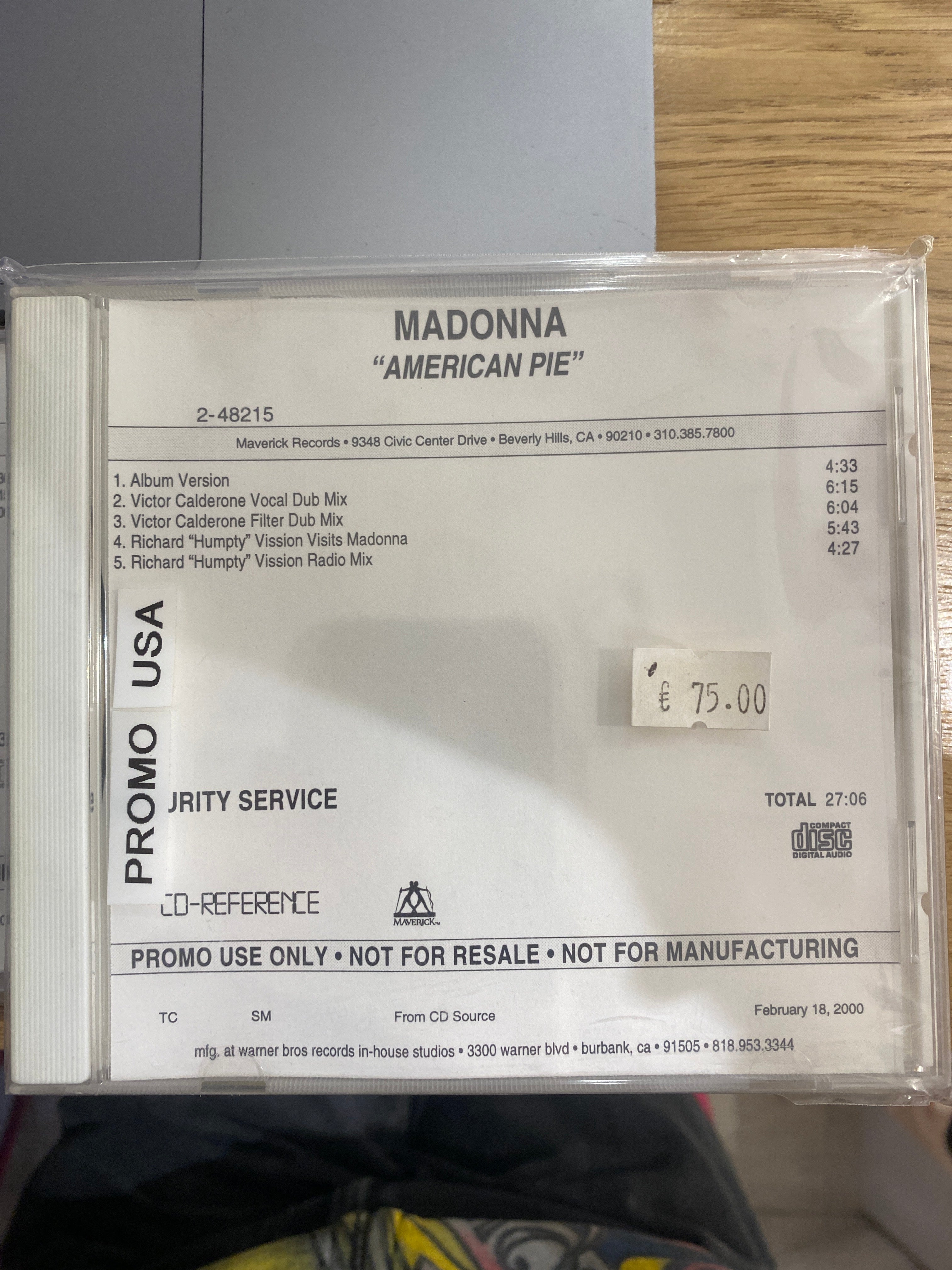 Madonna | American Pie (US promo)