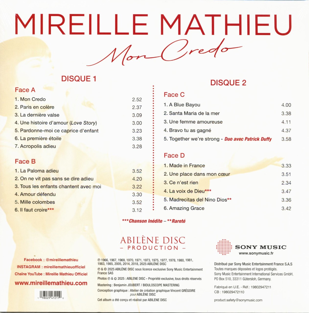 Mireille Mathieu | Mon Credo