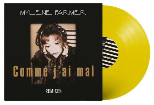 Mylene Farmer | Comme J'ai Mal Remixes Yellow Vinyl