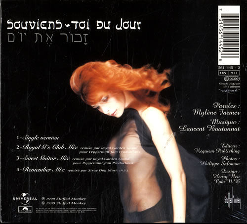 Mylène Farmer | Souviens Toi Du Jour (Dance Remixes)