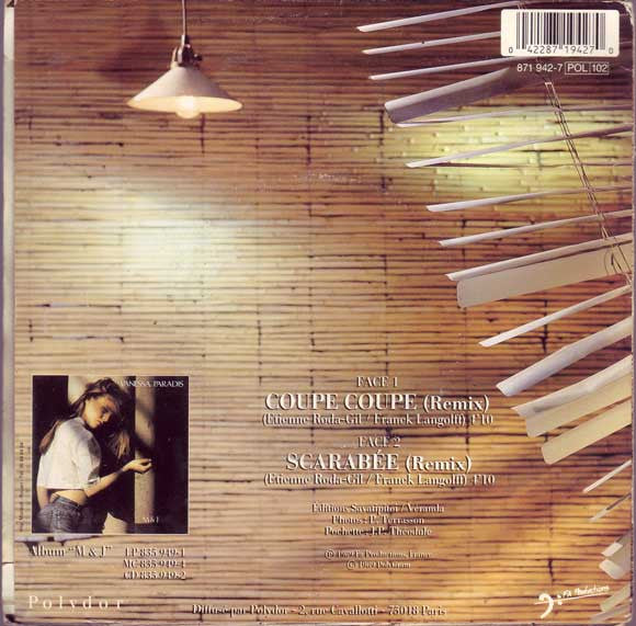 Vanessa Paradis - Coupe Coupe (45 tours)