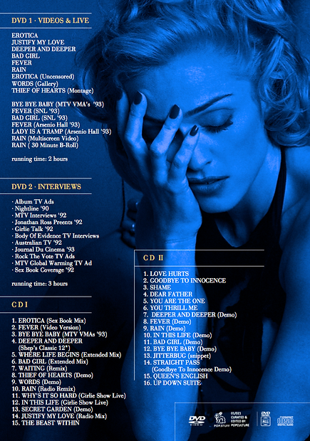 Madonna | Erotica The Videos & Performances - DVD+CD