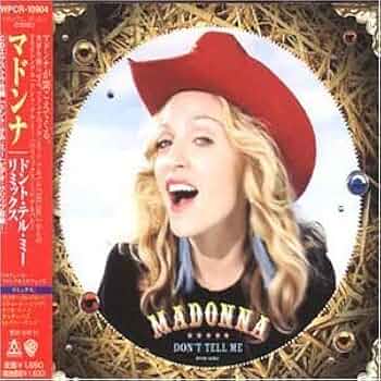 Madonna | Don't Tell Me - Maxi Single (Japan)