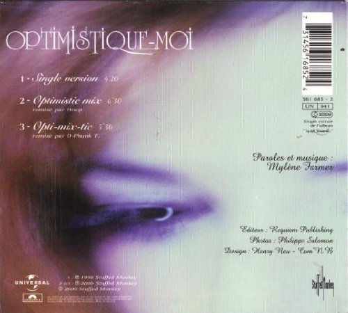 Mylène Farmer | Optimistique-Moi - Part 1 (CD)