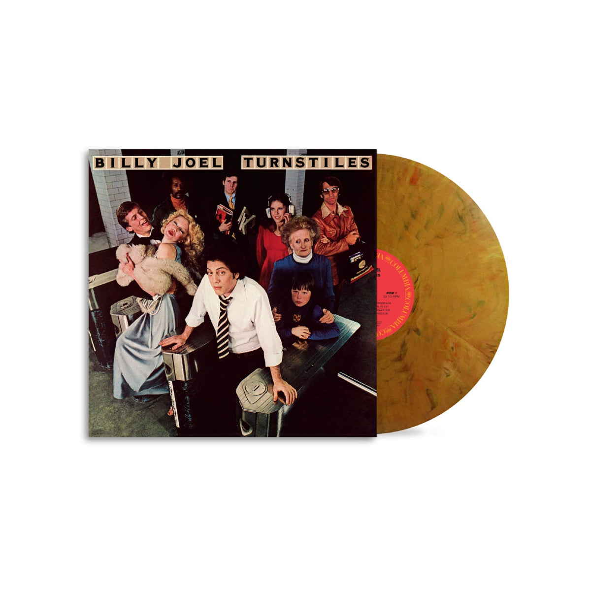 Billy Joel | Turnstiles - Vinyle (Gold subway token)