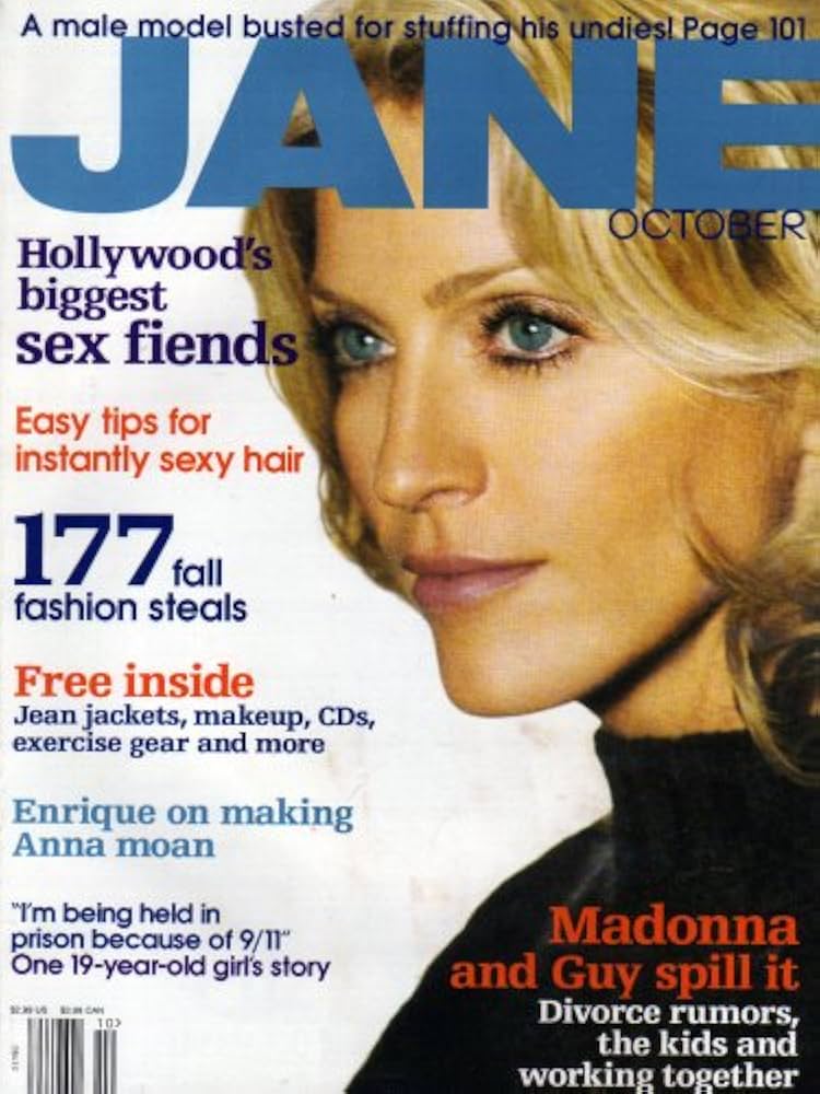 Madonna | Jane Magazine - USA (Octobre 2002)
