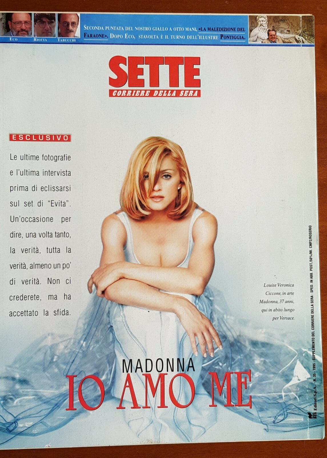 Madonna | Sette Magazine - Italie (1995 - numéro 35)