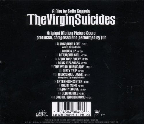 Air | The Virgin Suicides Canadian - CD