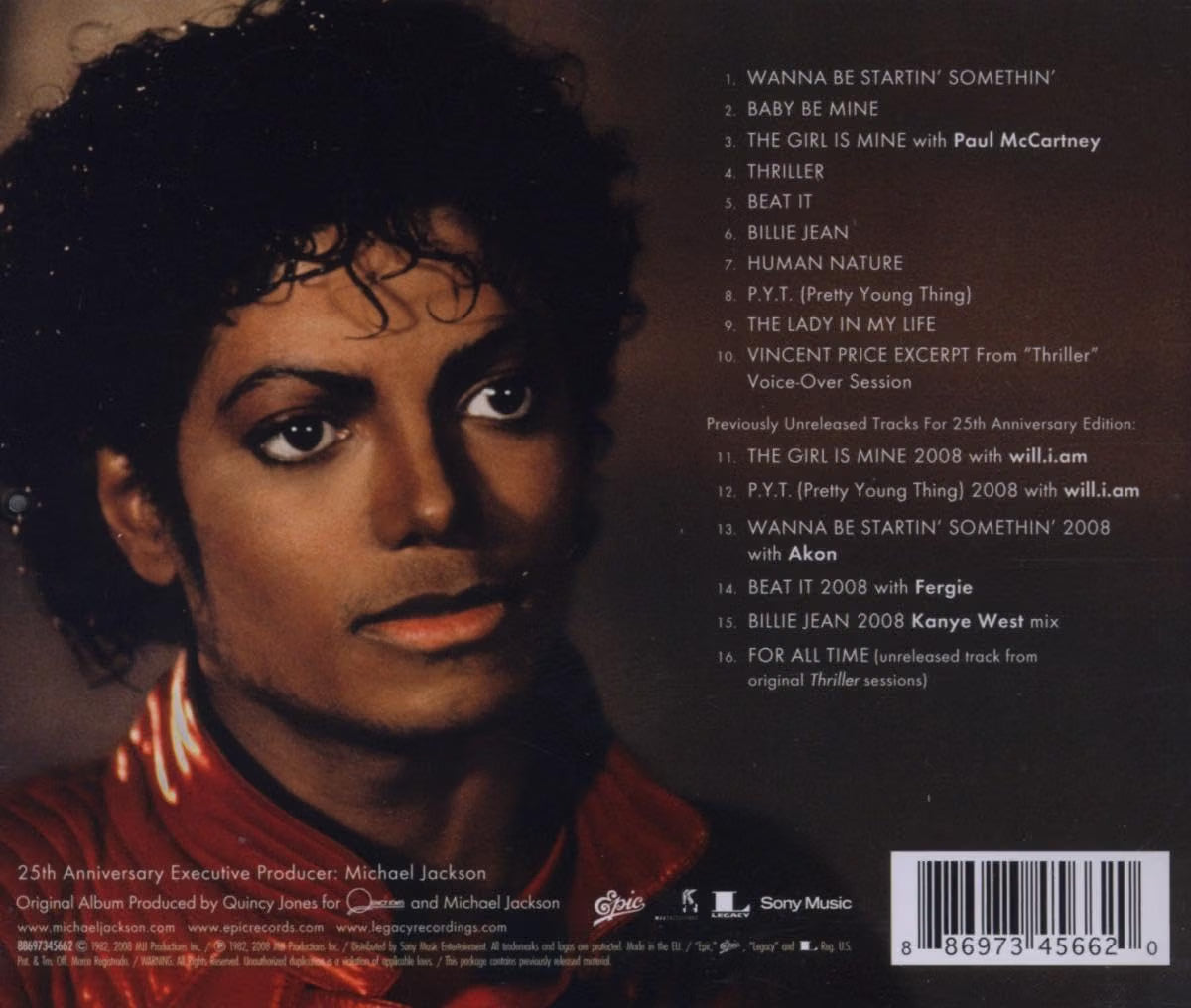 Michael Jackson | Thriller - CD - 25th anniversary