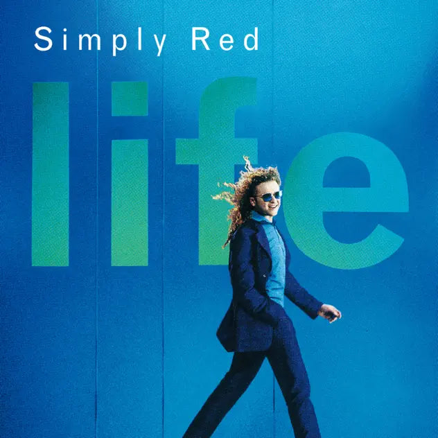 Simply Red | Life - Vinyle bleu