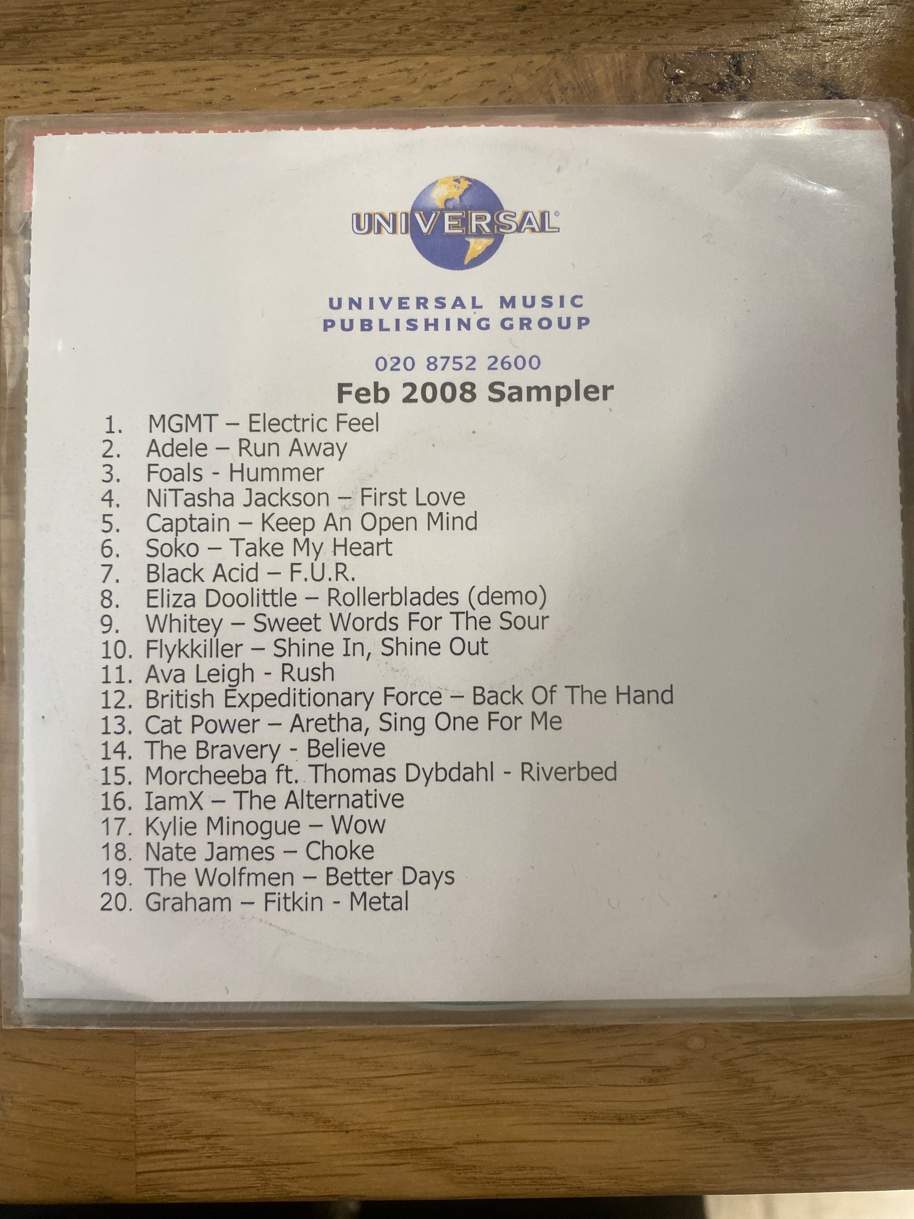 Compilation | February 2008 Sampler