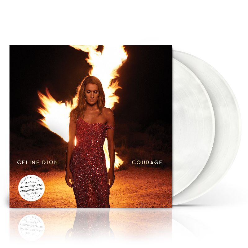 Céline Dion | Courage - Edition Limitée Paris - Vinyle Blanc Nacré