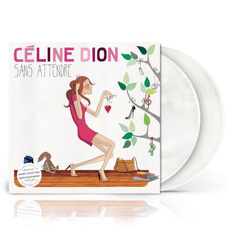 Céline Dion | Sans attendre - Edition Limitée Paris - Vinyle Blanc Nacré