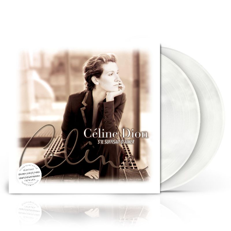 Céline Dion | S'il suffisait d'aimer - Edition Limitée Paris - Vinyle Blanc Nacré