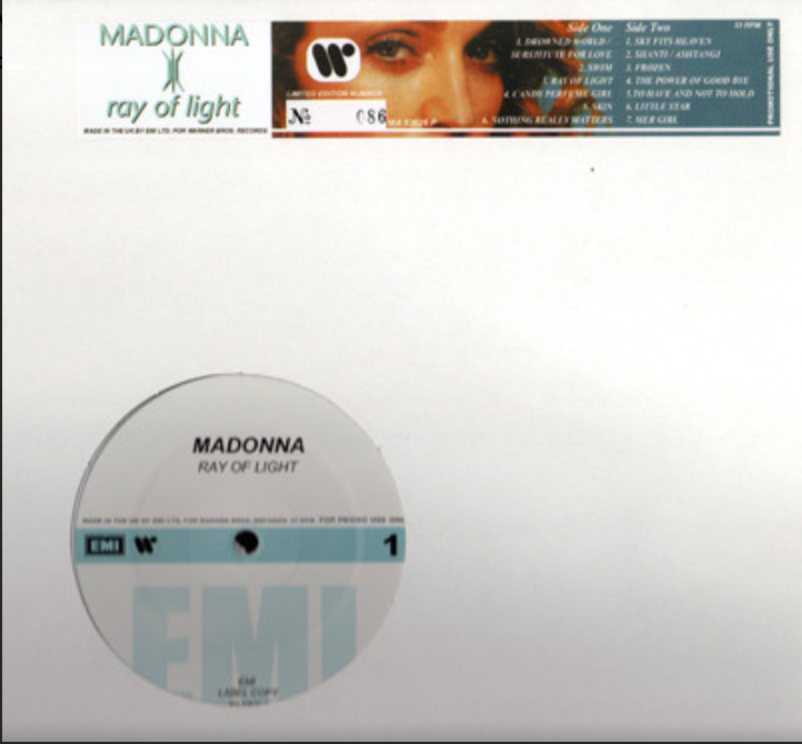 Madonna | Ray of Light Vinyl (Grey Vinyl - Bootleg)