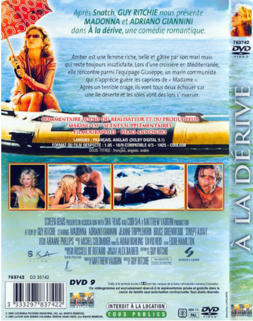 Madonna | A La Derrive - DVD (France)