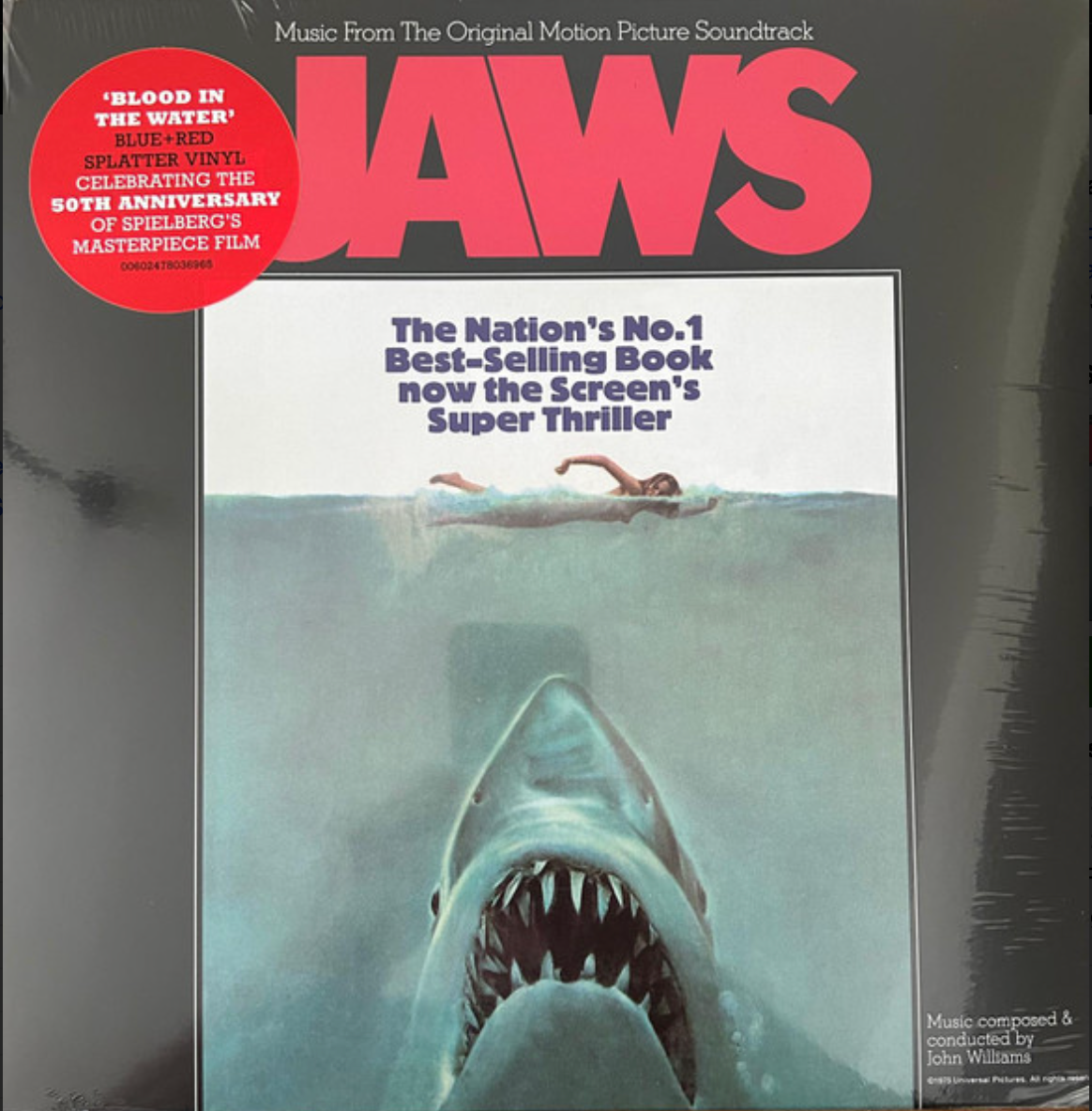 Soundtrack | Jaws (Blue + Red splatter vinyl)