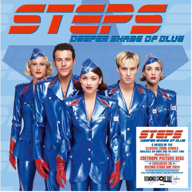 Steps | Deeper shade of blue (Zoetrope picture vinyl - RSD)