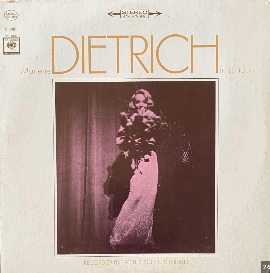 Marlene Diertrich | Marlene In London (USA)