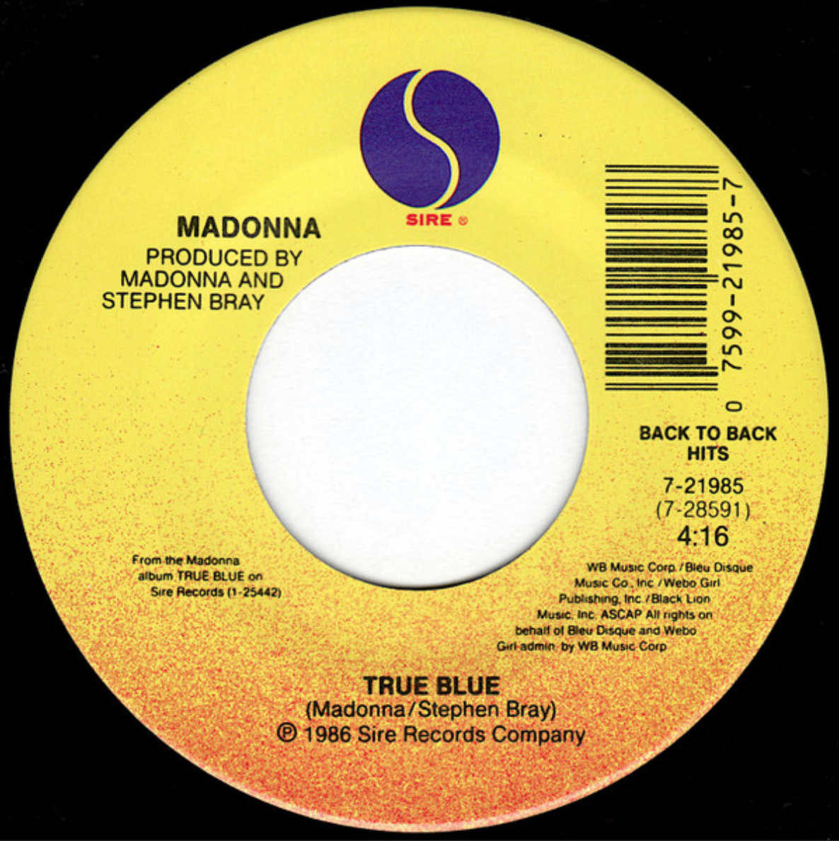 Madonna | True Blue (USA)
