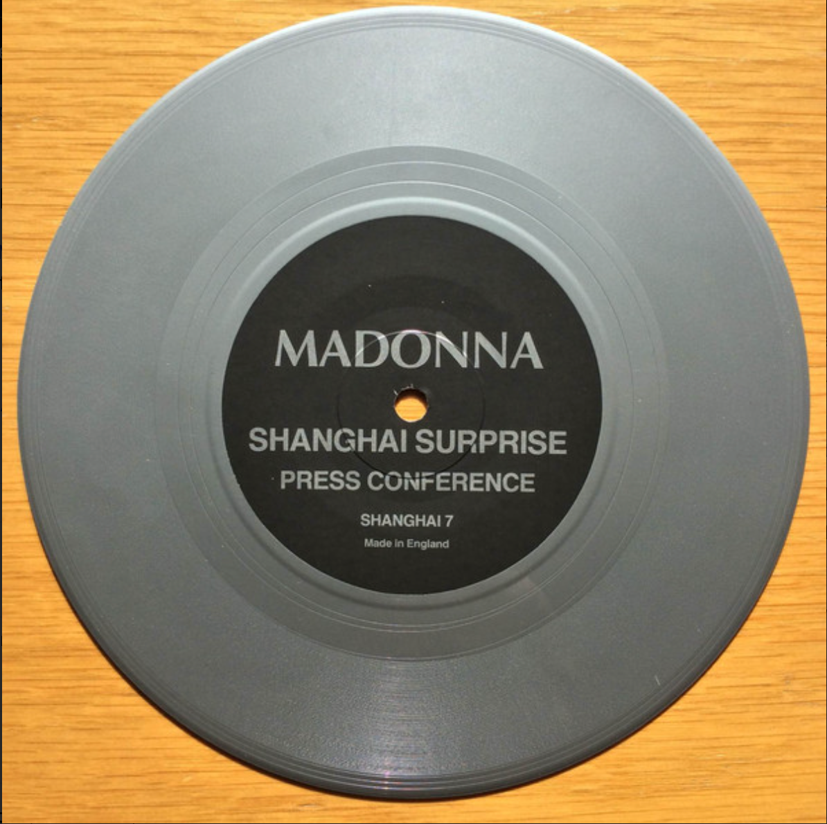 Madonna | Shanghai Surprise Press Conference (Grey vinyl)