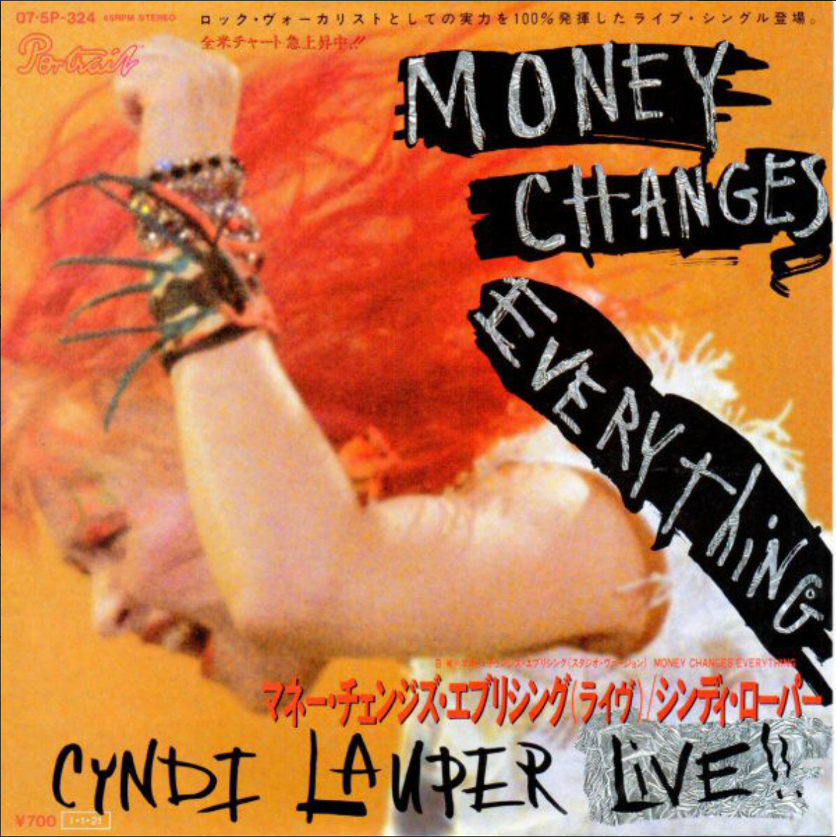 Cyndi Lauper | Money Changes Everything (Promo - Japon)