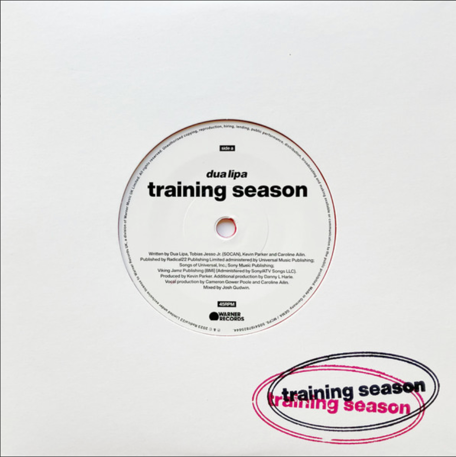Dua Lipa | Training Season - 45T (Red vinyl)