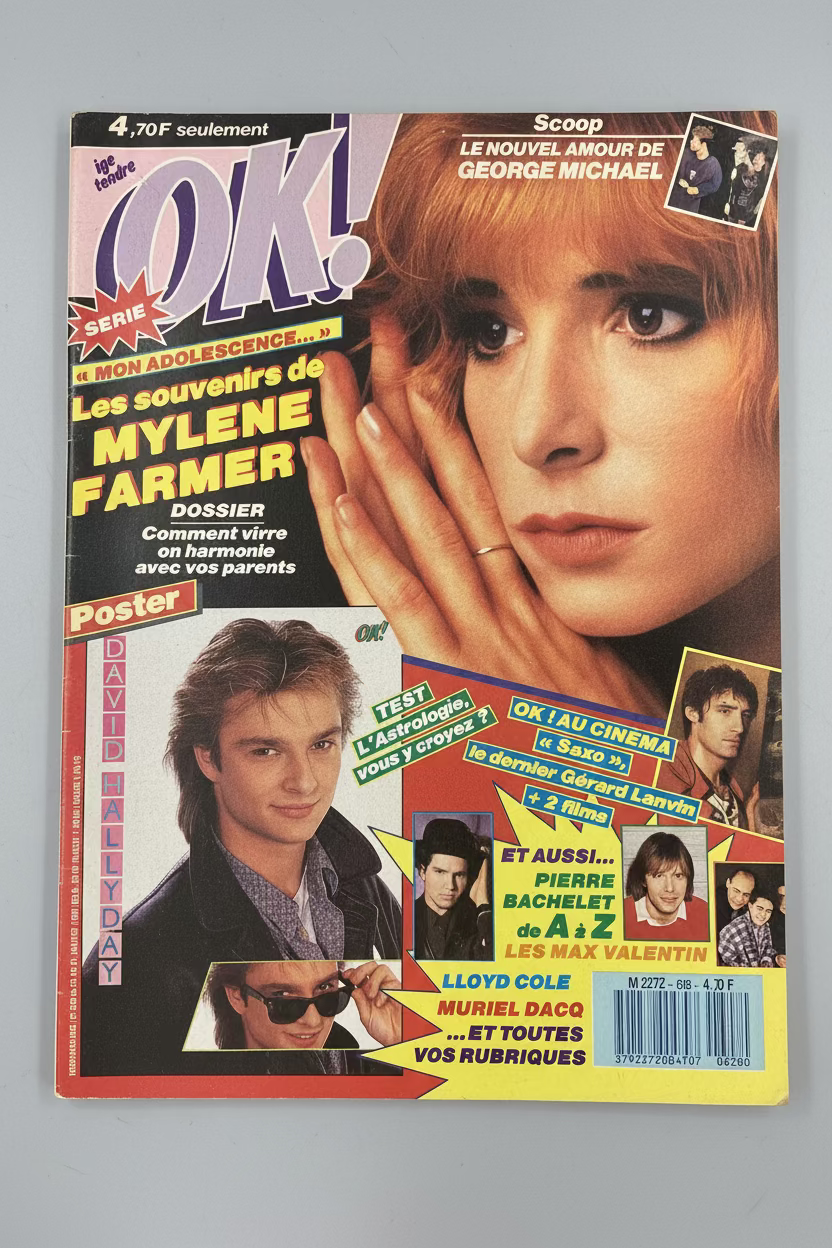 Mylène Farmer | OK ! - Magazine (25 - 31 Janvier 1988)