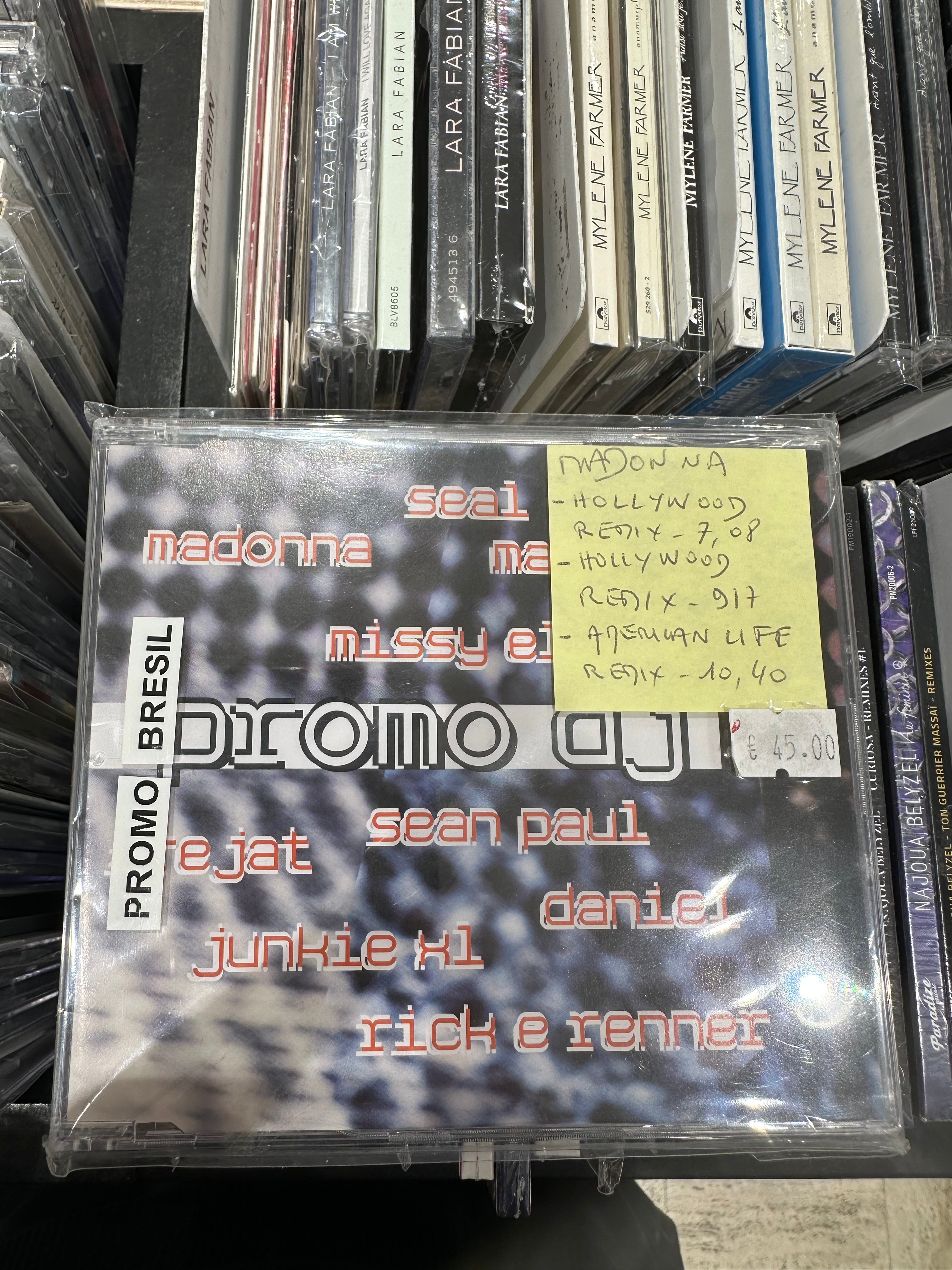 Compilation | Promo DJ - Avec remixes de Hollywood (Promo Brésil)