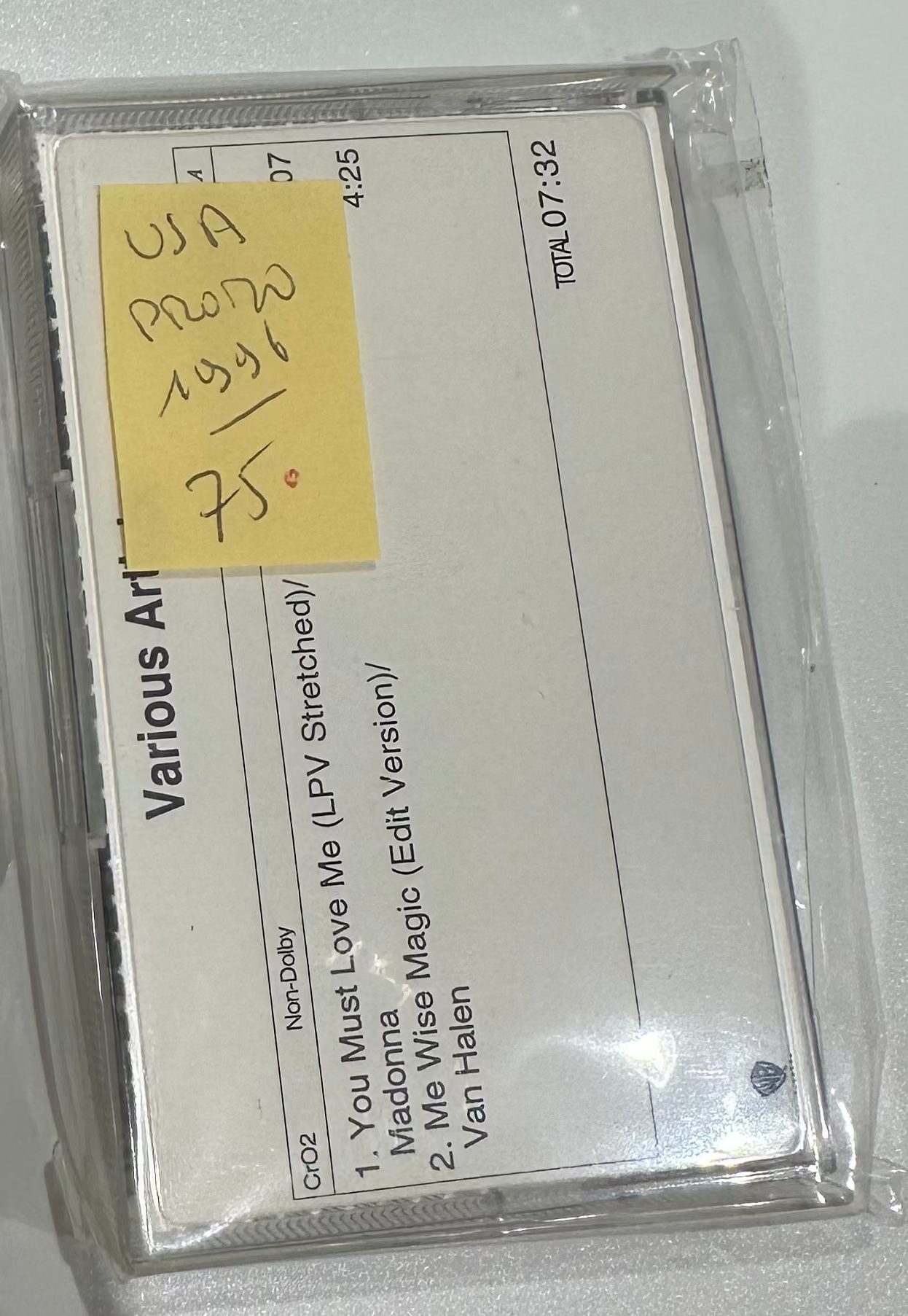 Madonna | Warner - Various Artists (K7 Promo USA)
