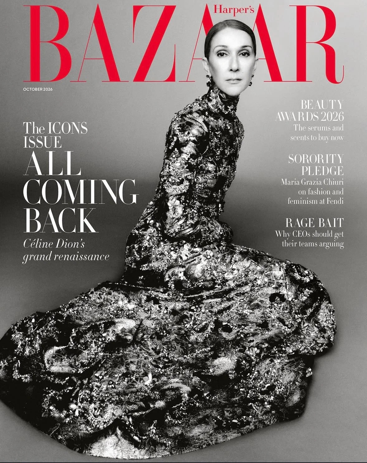 Céline Dion | Bazaar UK (Oct. 2026) - Magazine