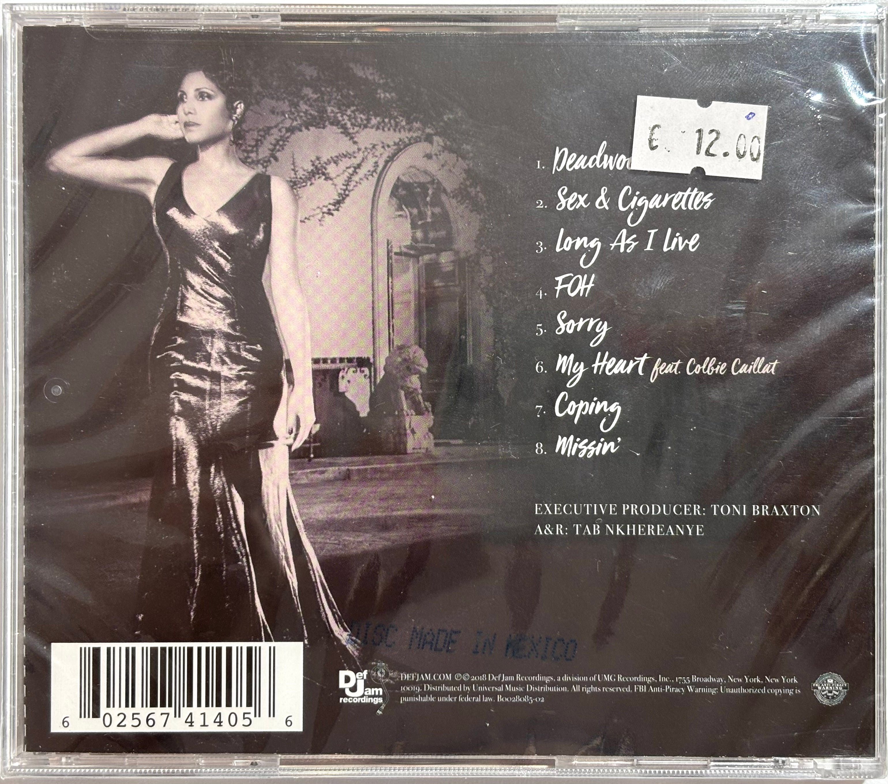 Toni Braxton | Sex & Cigarettes – CD (US)