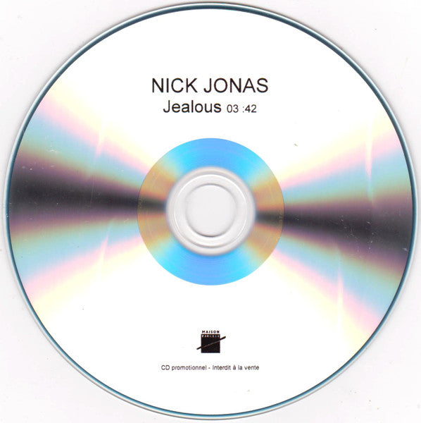 Nick Jonas | Jealous - CD Promo (FR)