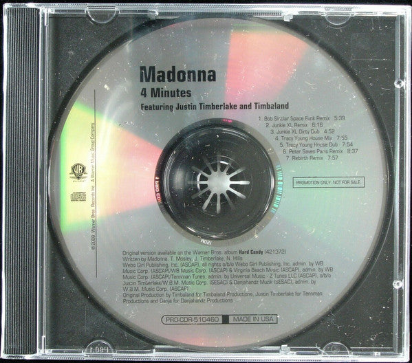 Madonna | 4 minutes feat. Justin Timberlake (US promo)