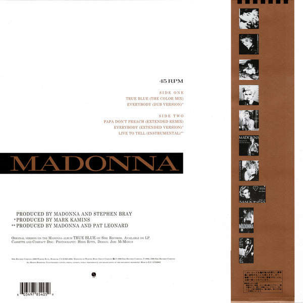 Madonna | True Blue (Super Club Mix) - Maxi 45T Record Store Day (Europe)