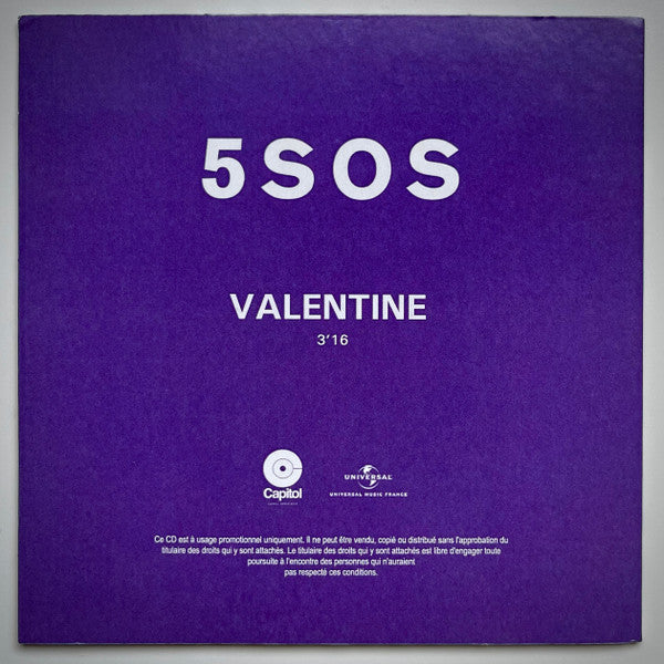 5 Seconds Of Summer | Valentine - CD promo