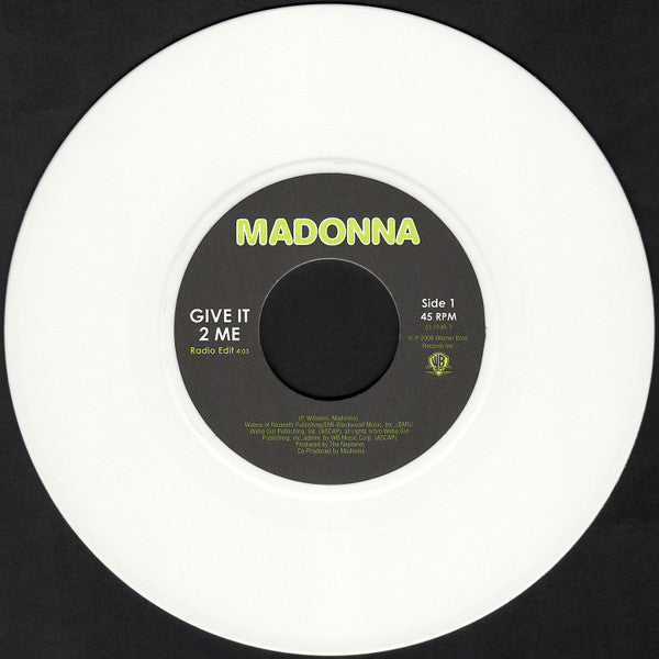 Madonna & Justin Timberlake | 4 Minutes / Give It To Me - 45 tours (USA/Blanc)
