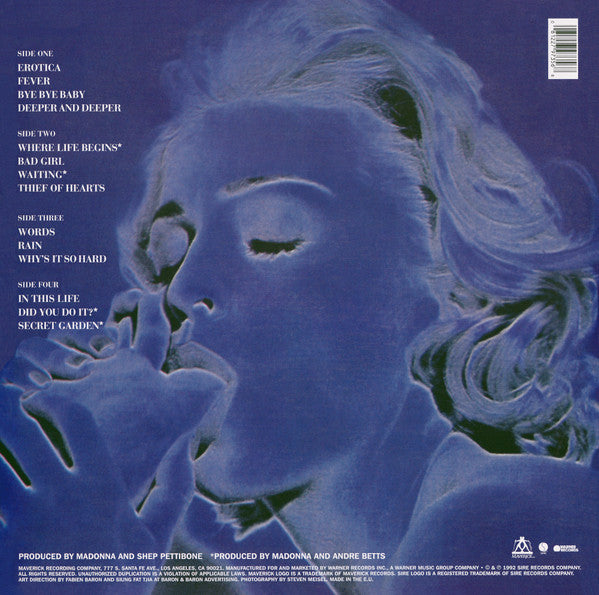 Madonna | Erotica - 2LP (Europe)