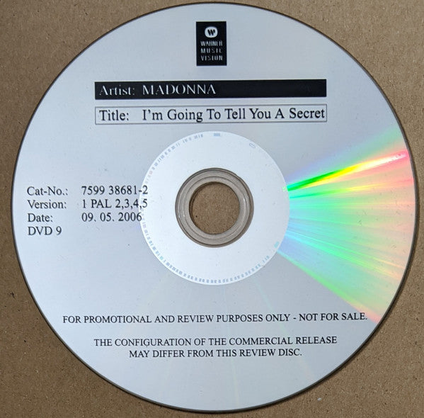 Madonna | I'm Going to Tell You a Secret (DVD promo)