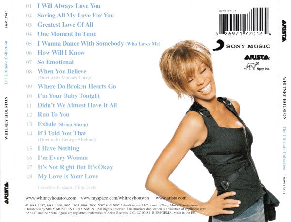 Whitney Houston | The Ultimate Collection - CD (Europe)
