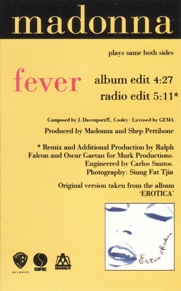 Madonna | Fever - K7 (UK)