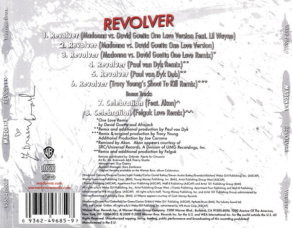 Madonna | Revolver - remixes (Europe)