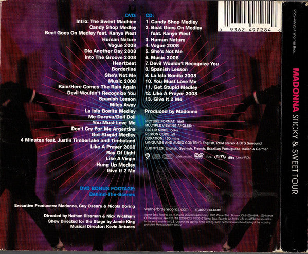 Madonna | Sticky & Sweet Tour - CD/DVD (Europe)