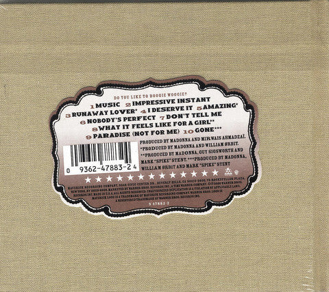 Madonna | Music - Beige Hessian (édition limitée USA)