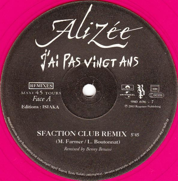 Alizée | Fifty-Sixty Remixes (Black Vinyl)