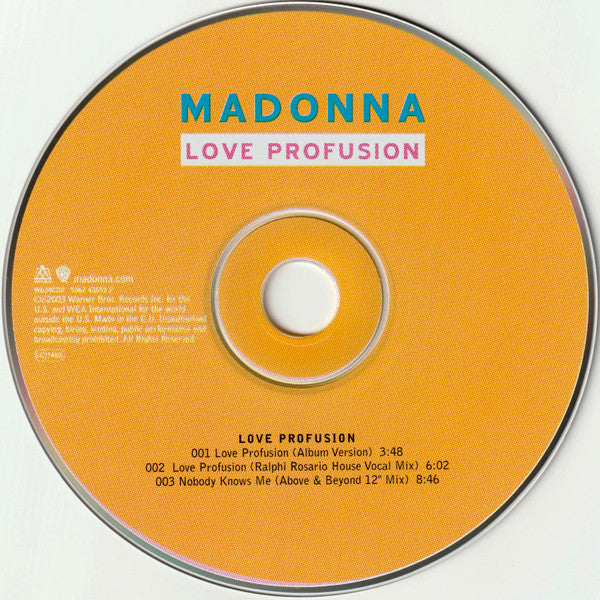 Madonna | Love Profusion - CD (UK)