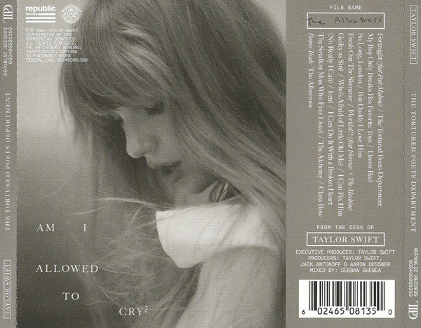 Taylor Swift | The Tortured Poets Department - The Albatross - CD